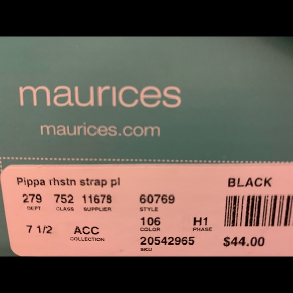 Brand new black rhinestone strap heals - Picture 3 of 3